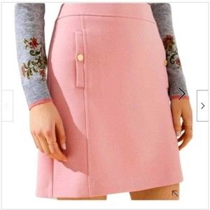 LOFT PINK SHIFT/A-LINE SKIRT SIZE 14